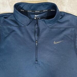 Performance Wear Blue Nike Golf Vest 1/4 Zip-Up Size 3XL
